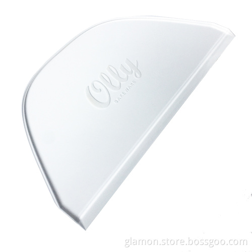 Acrylic Transparent Cake Baking Tool Acrylic Plastic Bevelled Edge Foolproof Scraper